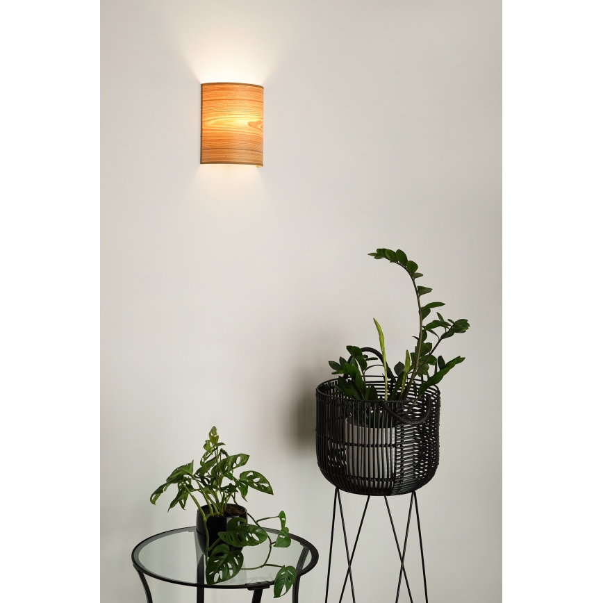 Brilagi - Sienas lampa SEMI CIRCLE 1xE27/15W/230V brūna