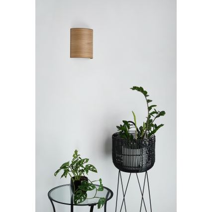 Brilagi - Sienas lampa SEMI CIRCLE 1xE27/15W/230V brūna