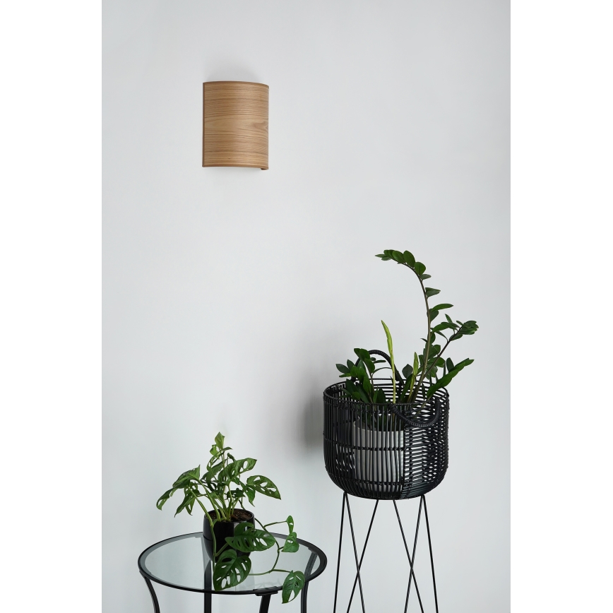 Brilagi - Sienas lampa SEMI CIRCLE 1xE27/15W/230V brūna