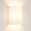 Brilagi - Sienas lampa SEMI CIRCLE 1xE27/15W/230V gaiši pelēka