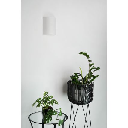 Brilagi - Sienas lampa SEMI CIRCLE 1xE27/15W/230V gaiši pelēka