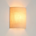 Brilagi - Sienas lampa SEMI CIRCLE 1xE27/15W/230V krēmkrāsa