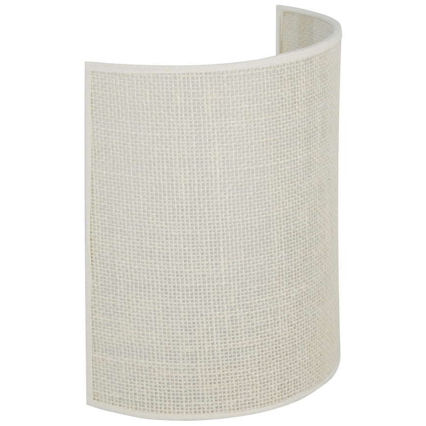 Brilagi - Sienas lampa SEMI CIRCLE 1xE27/15W/230V krēmkrāsa