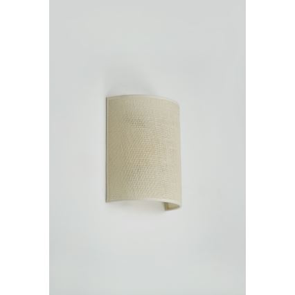 Brilagi - Sienas lampa SEMI CIRCLE 1xE27/15W/230V krēmkrāsa