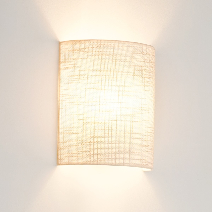 Brilagi - Sienas lampa SEMI CIRCLE 1xE27/15W/230V pelēka