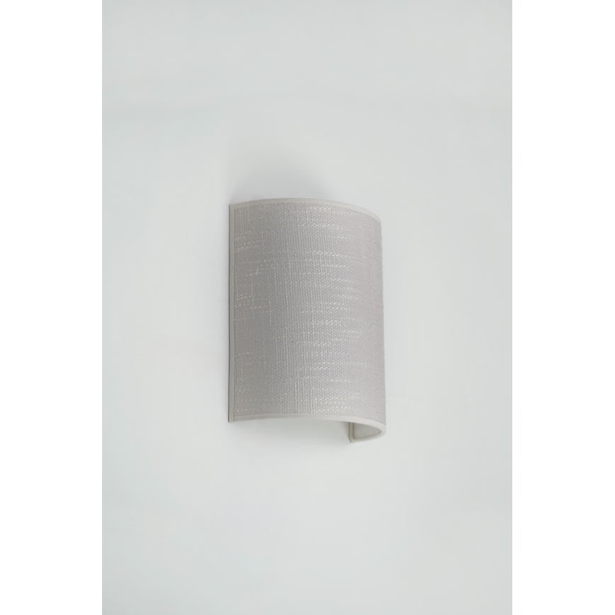 Brilagi - Sienas lampa SEMI CIRCLE 1xE27/15W/230V pelēka