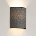 Brilagi - Sienas lampa SEMI CIRCLE 1xE27/15W/230V pelēka