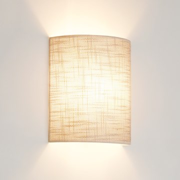 Brilagi - Sienas lampa SEMI CIRCLE 1xE27/15W/230V tumši pelēka