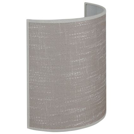 Brilagi - Sienas lampa SEMI CIRCLE 1xE27/15W/230V tumši pelēka