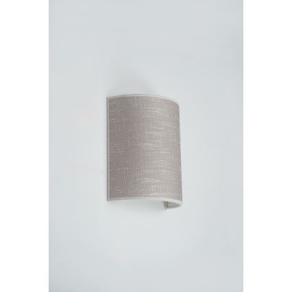Brilagi - Sienas lampa SEMI CIRCLE 1xE27/15W/230V tumši pelēka