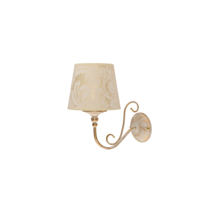 BRILAGI - Sienas lampa SONIA 1xE27/15W/230V krēmkrāsaina/patina