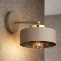 Brilagi - Sienas lampa SPRING 1xE27/60W/230V bēša/zelta