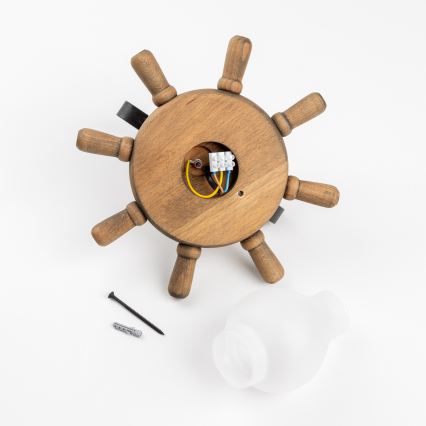 Brilagi - Sienas lampa TIMONA 1xE14/40W/230V dižskābardis