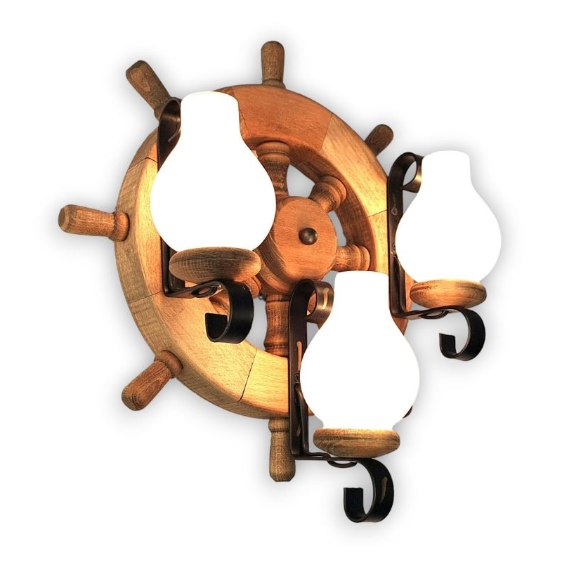 Brilagi - Sienas lampa TIMONA 3xE14/40W/230V dižskābardis