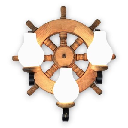 Brilagi - Sienas lampa TIMONA 3xE14/40W/230V dižskābardis