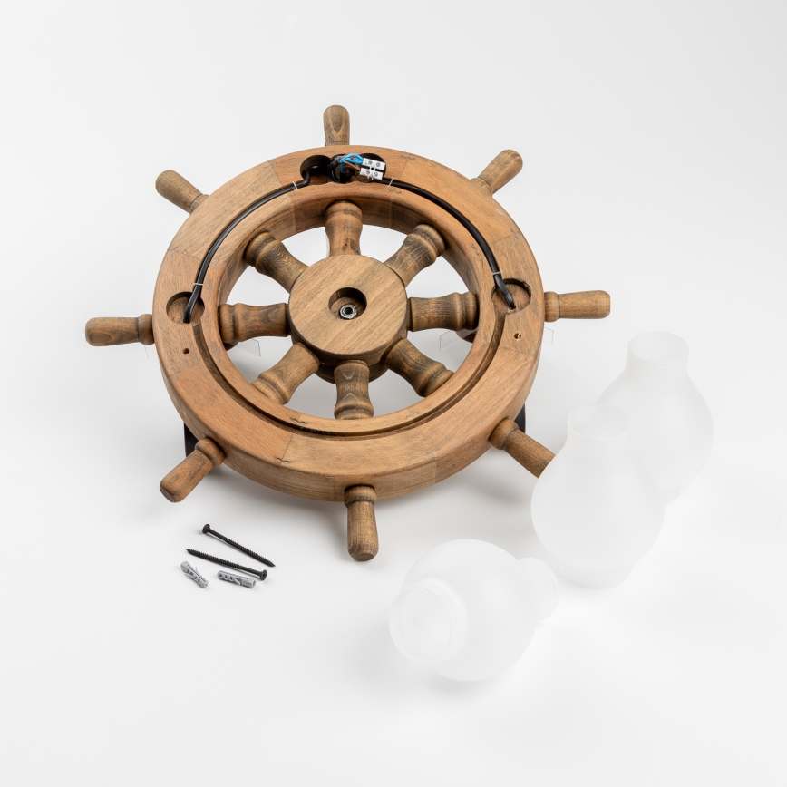 Brilagi - Sienas lampa TIMONA 3xE14/40W/230V dižskābardis