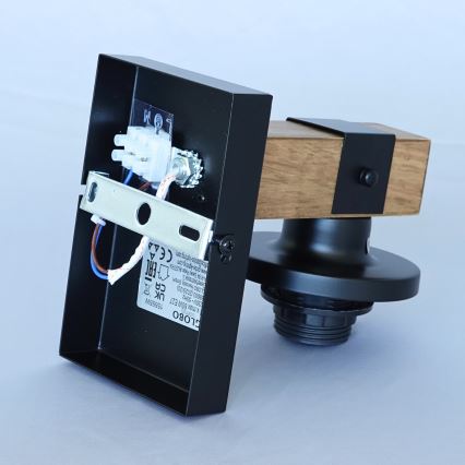 Brilagi - Sienas lampa VISTA 1xE27/60W/230V ozols