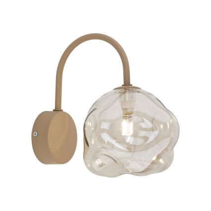 Brilagi - Sienas lampa VULCANO 1xG9/8W/230V bēša/dūmainā bēša