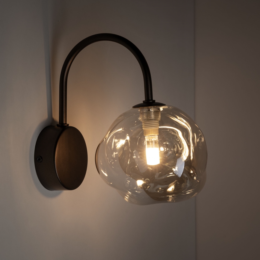 Brilagi - Sienas lampa VULCANO 1xG9/8W/230V brūna/dūmakaina bēša
