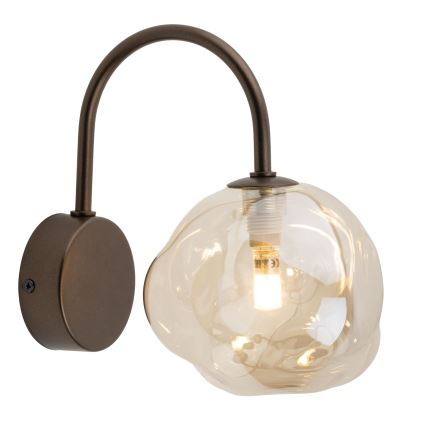 Brilagi - Sienas lampa VULCANO 1xG9/8W/230V brūna/dūmakaina bēša