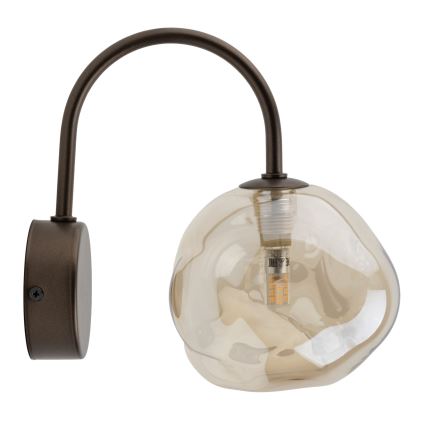 Brilagi - Sienas lampa VULCANO 1xG9/8W/230V brūna/dūmakaina bēša