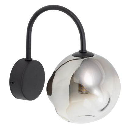 Brilagi - Sienas lampa VULCANO 1xG9/8W/230V melna/dūmakaini melna