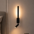 BRILAGI - sienas LED gaismeklis VIXON LED/3W/230V + LED/5W, melns, CRI 90