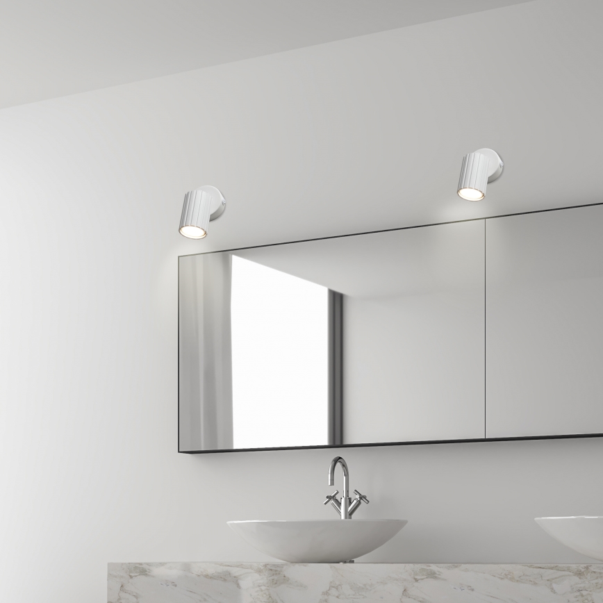 Brilagi - sienas lukturis CRISPINA 1xGU10/10W/230V balts