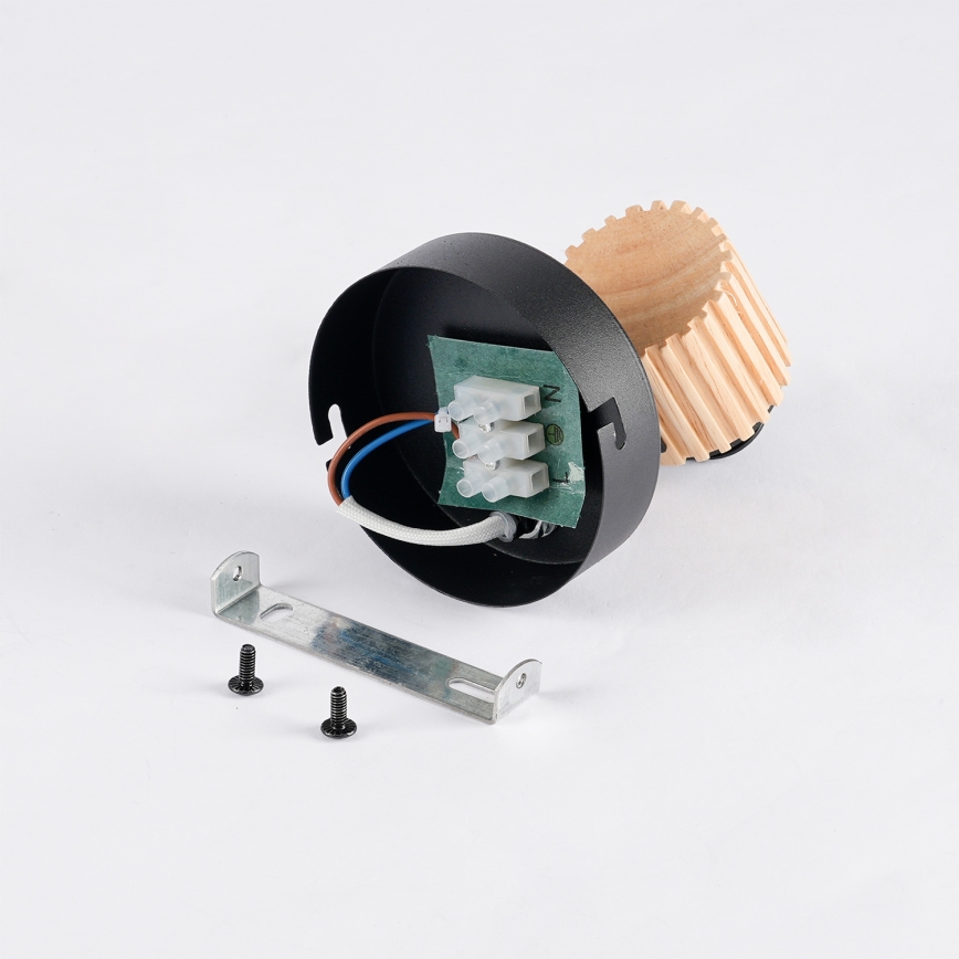 Brilagi - Sienas prožektors ODENSE 1xE14/10W/230V kaučuka koks/melns