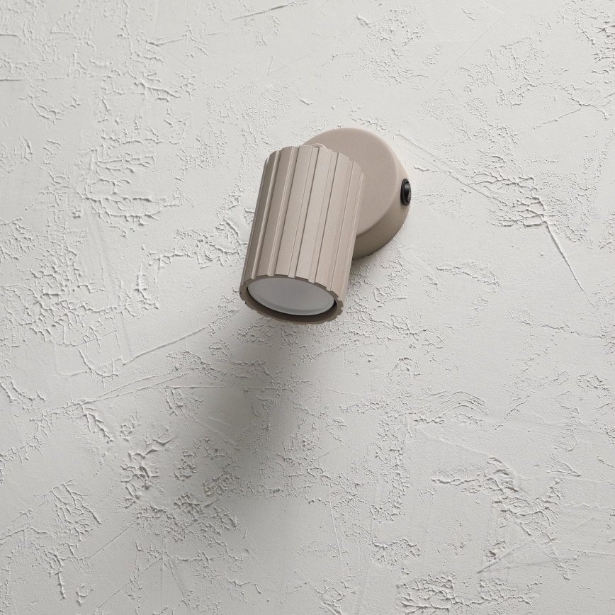 Brilagi - Sienas punktgaismeklis CRISPINA 1xGU10/10W/230V bēšs