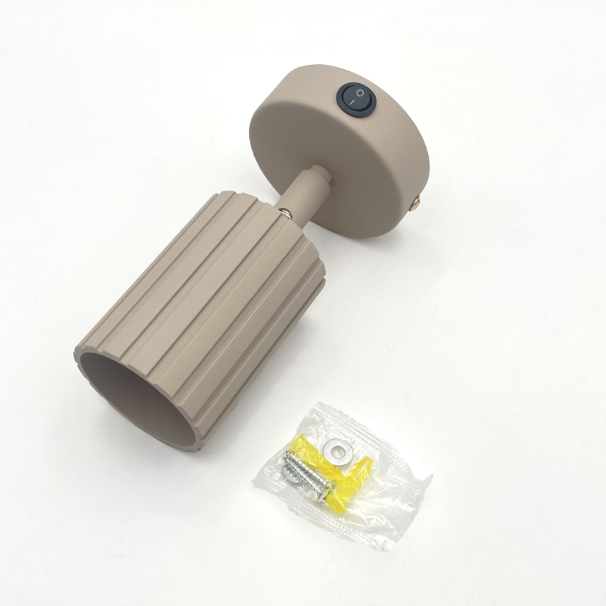 Brilagi - Sienas punktgaismeklis CRISPINA 1xGU10/10W/230V bēšs