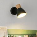 BRILAGI - sienas punktgaismeklis ODENSE 1xE14/10W/230V koks/melns