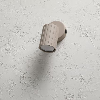 Brilagi - Sienas punktveida gaismeklis CRISPINA 1xGU10/10W/230V bēšs