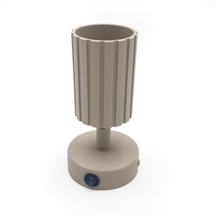 Brilagi - Sienas punktveida gaismeklis CRISPINA 1xGU10/10W/230V bēšs