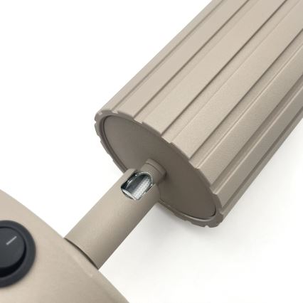 Brilagi - Sienas punktveida gaismeklis CRISPINA 1xGU10/10W/230V bēšs