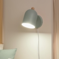 Brilagi - sienas punktveida gaismeklis GALLION 1xE27/15W/230V zaļš