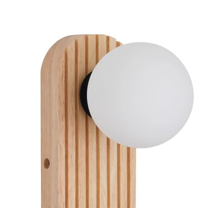 Brilagi - sienas punktgaismeklis MODERN WOOD 1xG9/5W/230V + 1xGU10/8W no kaučuka koka