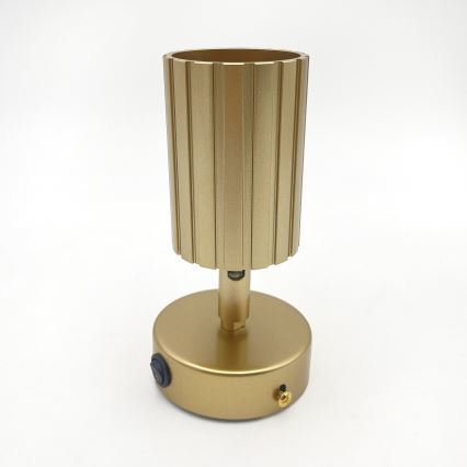 Brilagi - Sienas spota gaismeklis CRISPINA 1xGU10/10W/230V zelta krāsā