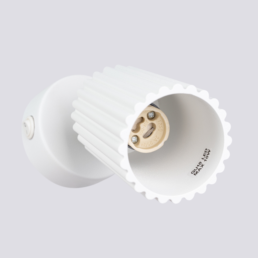 Brilagi - Sienas starmetis CRESTO 1xGU10/10W/230V balta