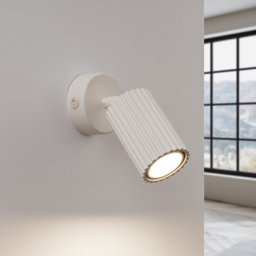 Brilagi - Sienas starmetis CRESTO 1xGU10/10W/230V krēmkrāsa