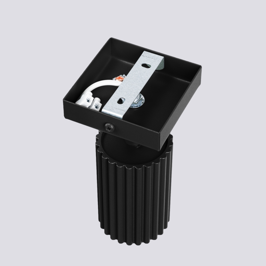 Brilagi - Sienas starmetis CRESTO 1xGU10/10W/230V melna