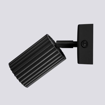 Brilagi - Sienas starmetis CRESTO 1xGU10/10W/230V melna
