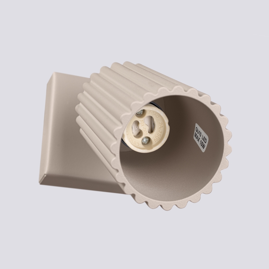 Brilagi - Sienas starmetis CRESTO 1xGU10/10W/230V taupe