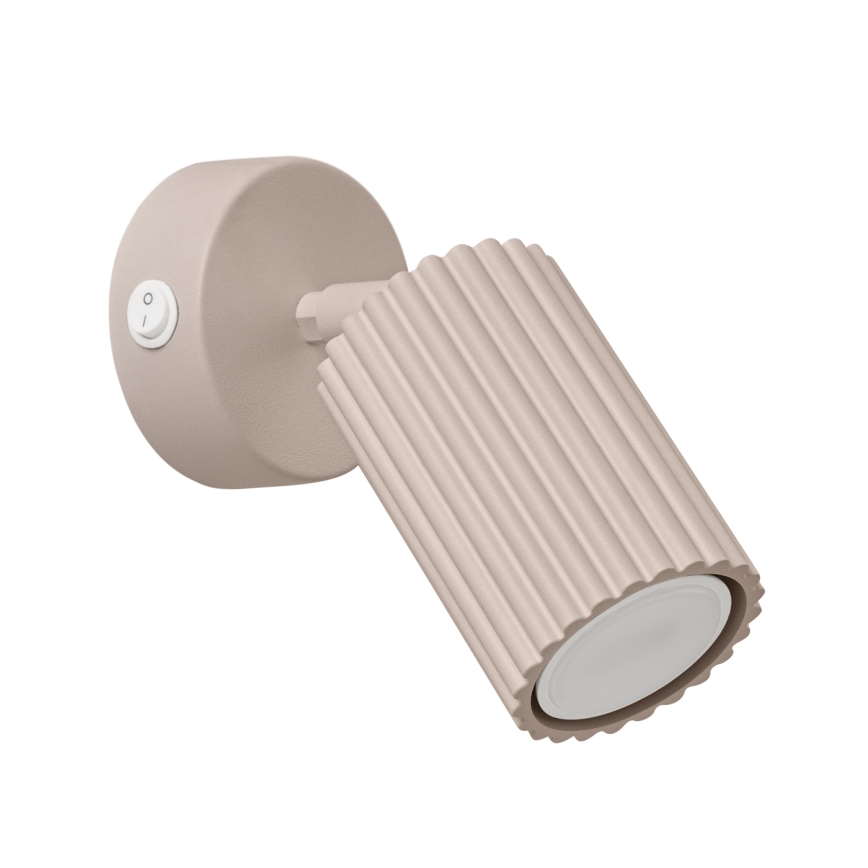 Brilagi - Sienas starmetis CRESTO 1xGU10/10W/230V taupe