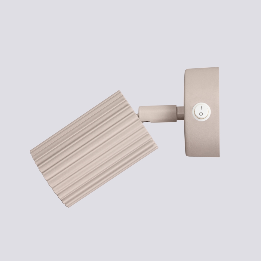 Brilagi - Sienas starmetis CRESTO 1xGU10/10W/230V taupe