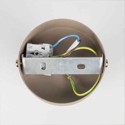 Brilagi - Sienas starmetis POKER 1xGU10/25W/230V bēša/zelta