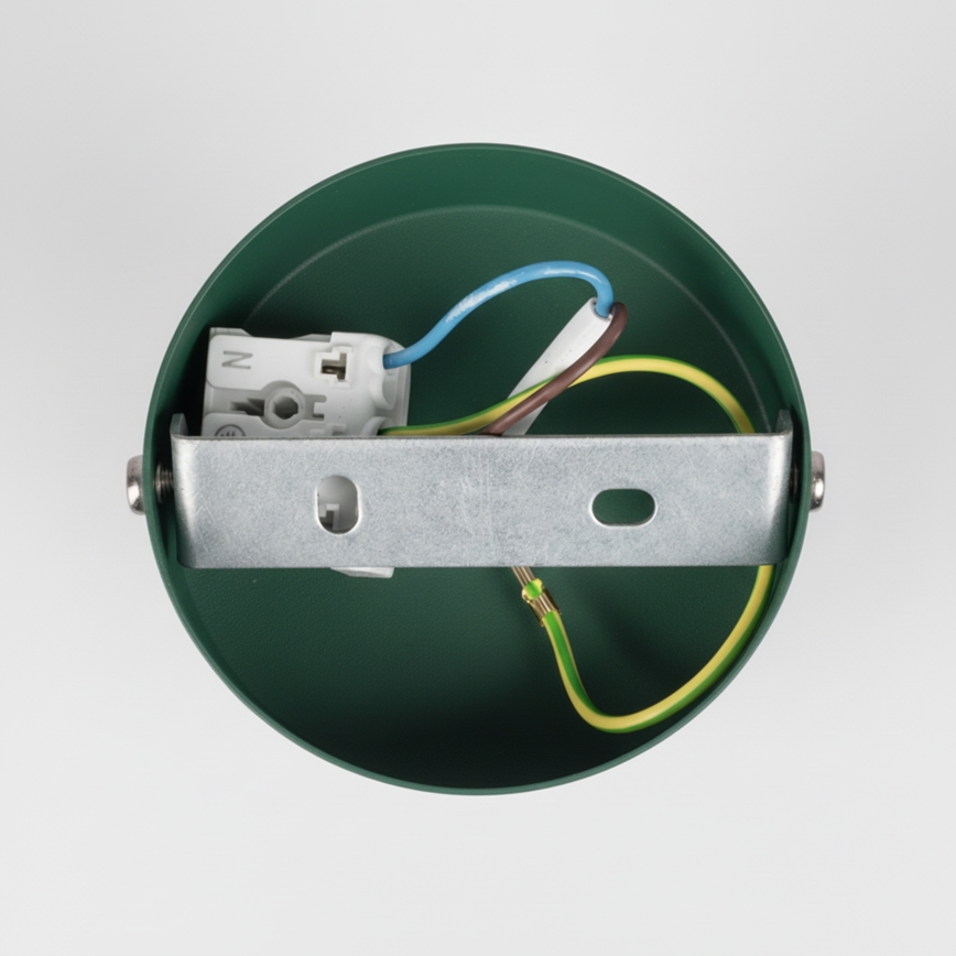 Brilagi - Sienas starmetis POKER 1xGU10/25W/230V zaļa/zelta