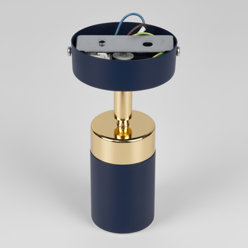 Brilagi - Sienas starmetis POKER 1xGU10/25W/230V zila/zelta