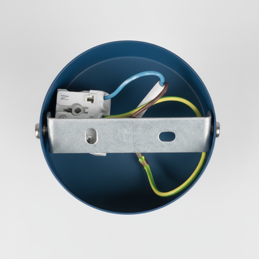 Brilagi - Sienas starmetis POKER 1xGU10/25W/230V zila/zelta