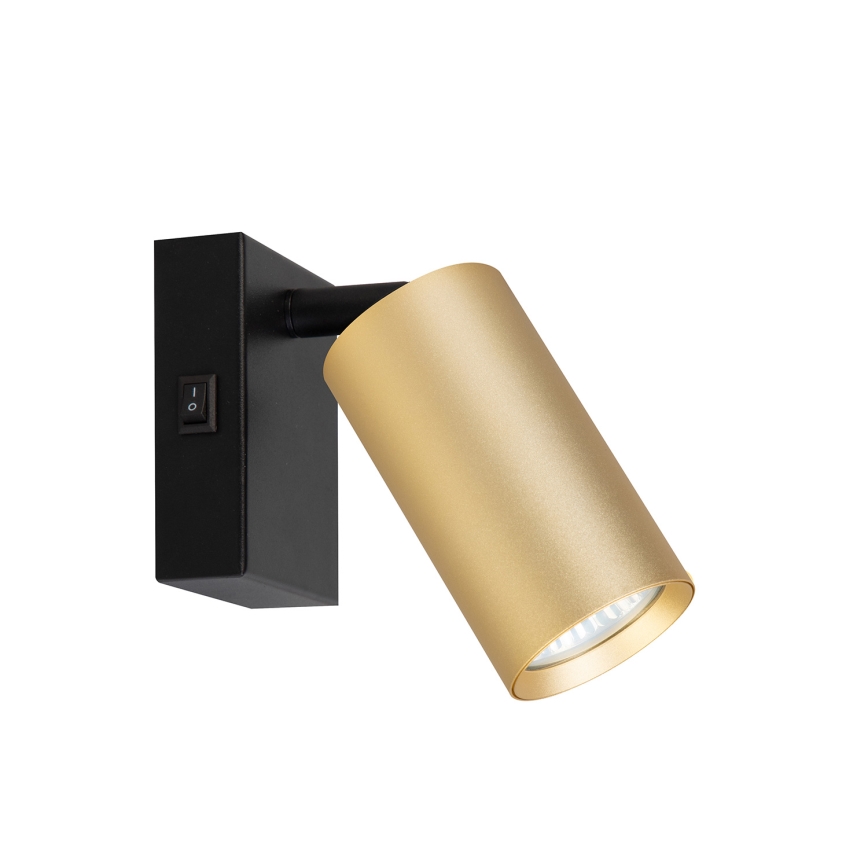 Brilagi - Sienas starmetis SELE 1xGU10/30W/230V melna/zelta